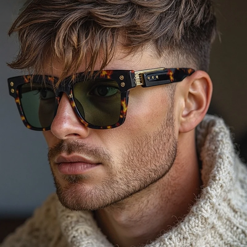 Valmere Retro Square Sunglasses