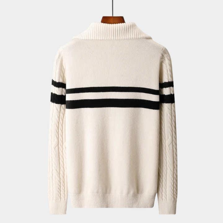 Pure Merino Wool Half-Zip Sweater