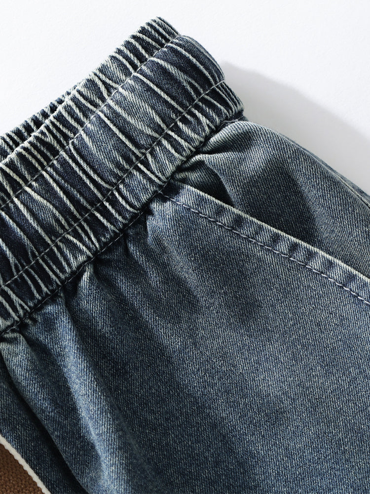 Theo Denim Cargo Pants