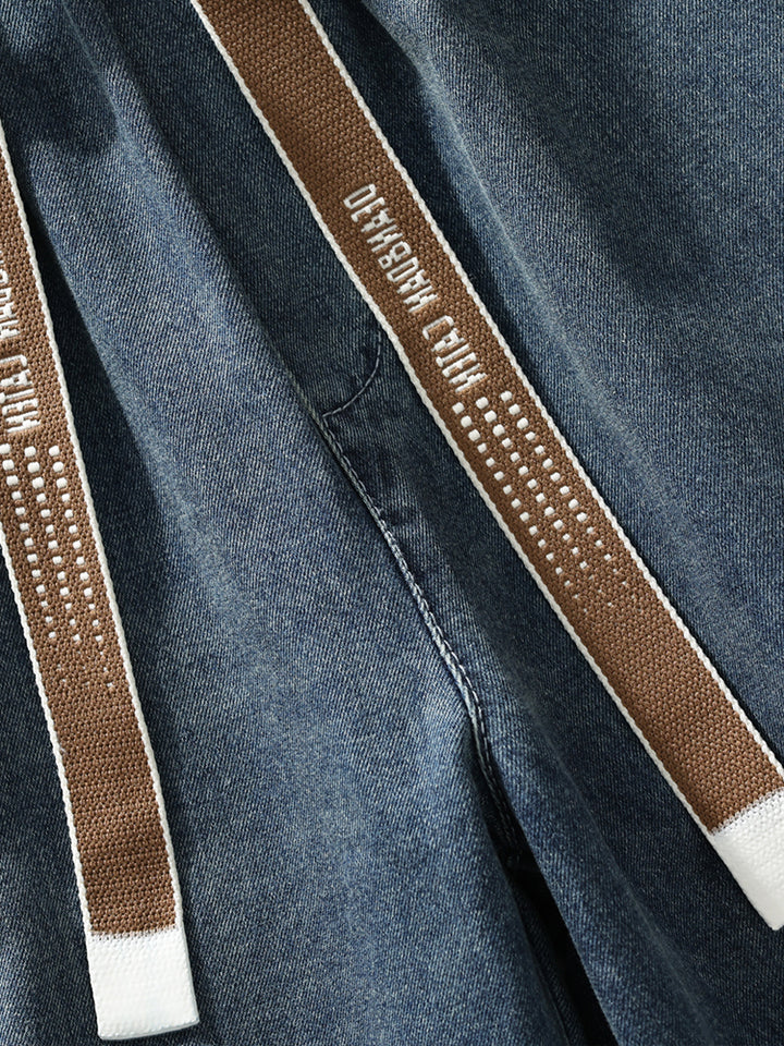 Theo Denim Cargo Pants