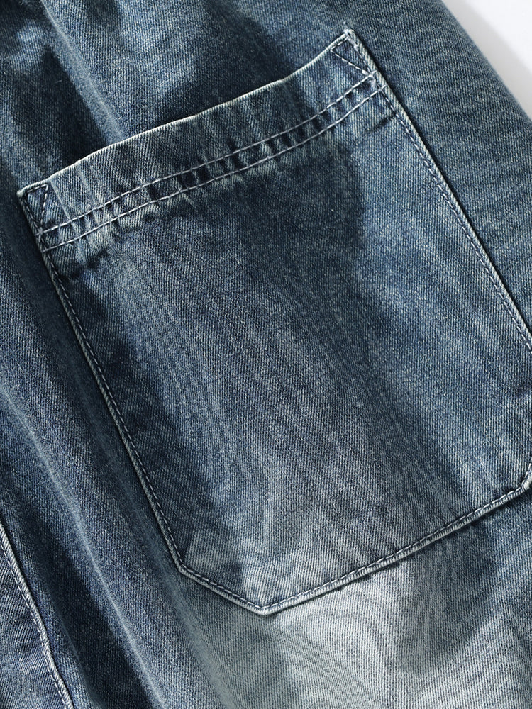 Theo Denim Cargo Pants