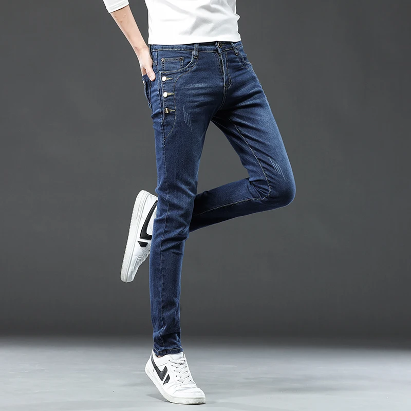 Soren Button Skinny Jeans
