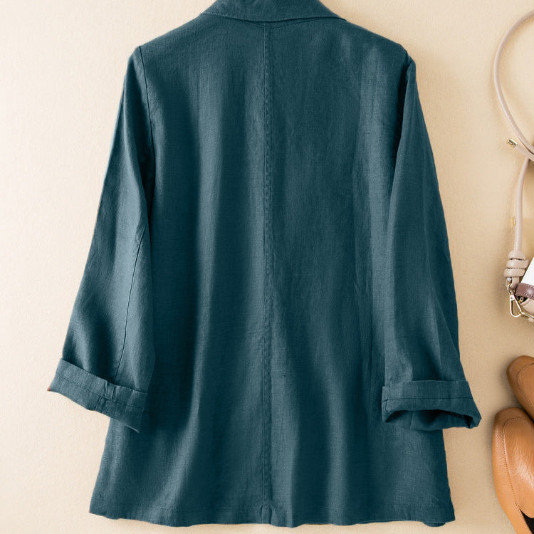 Solene Linen Blazer