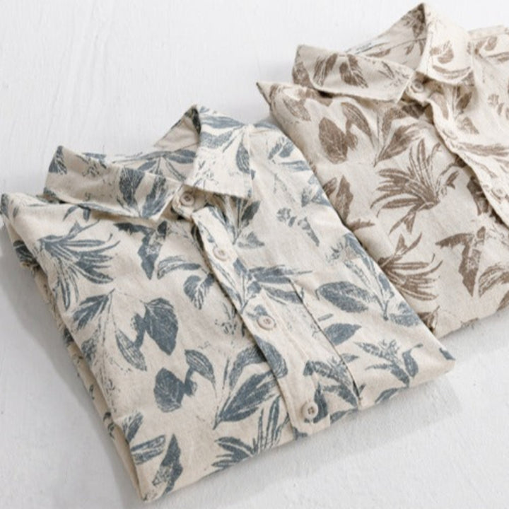 Cove Leaf Print Shirt