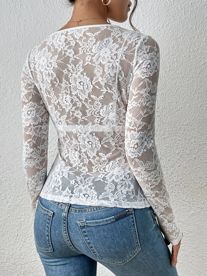 Celina Floral Lace Top
