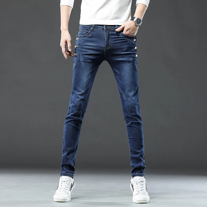 Soren Button Skinny Jeans