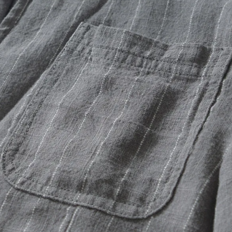 Wesley Striped Linen Blazer