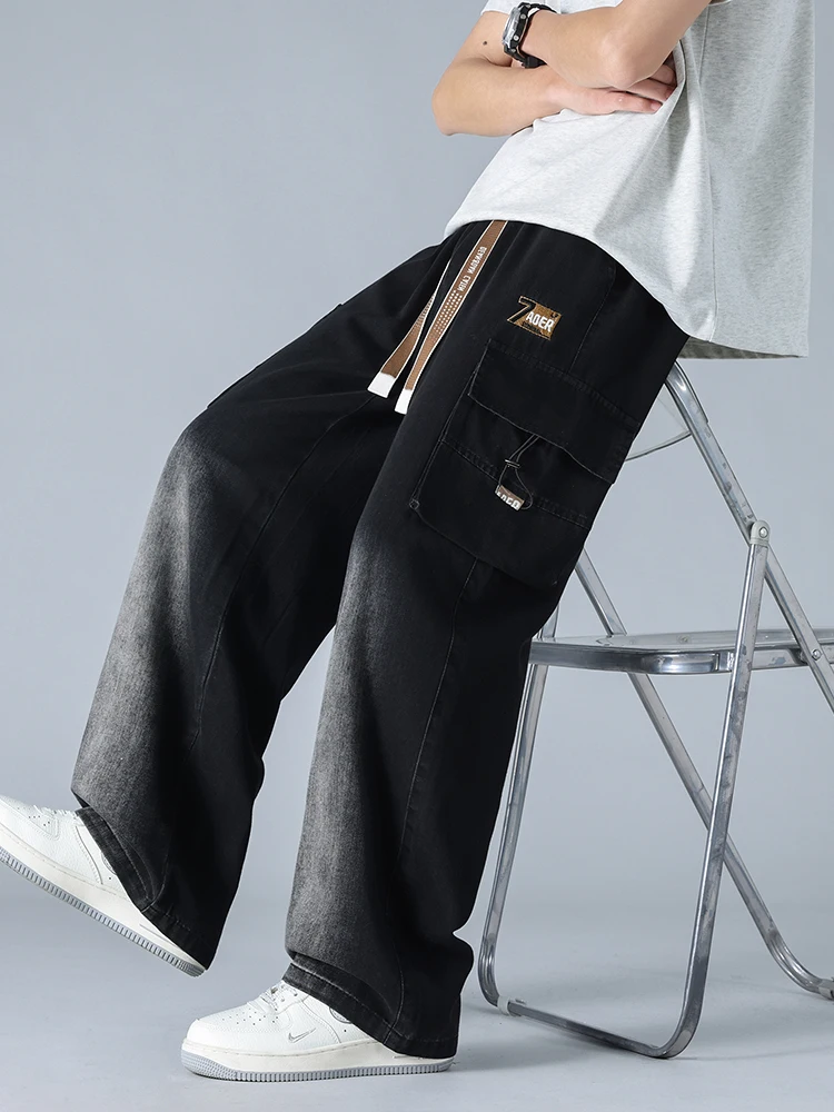 Theo Denim Cargo Pants