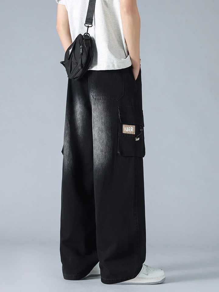 Theo Denim Cargo Pants