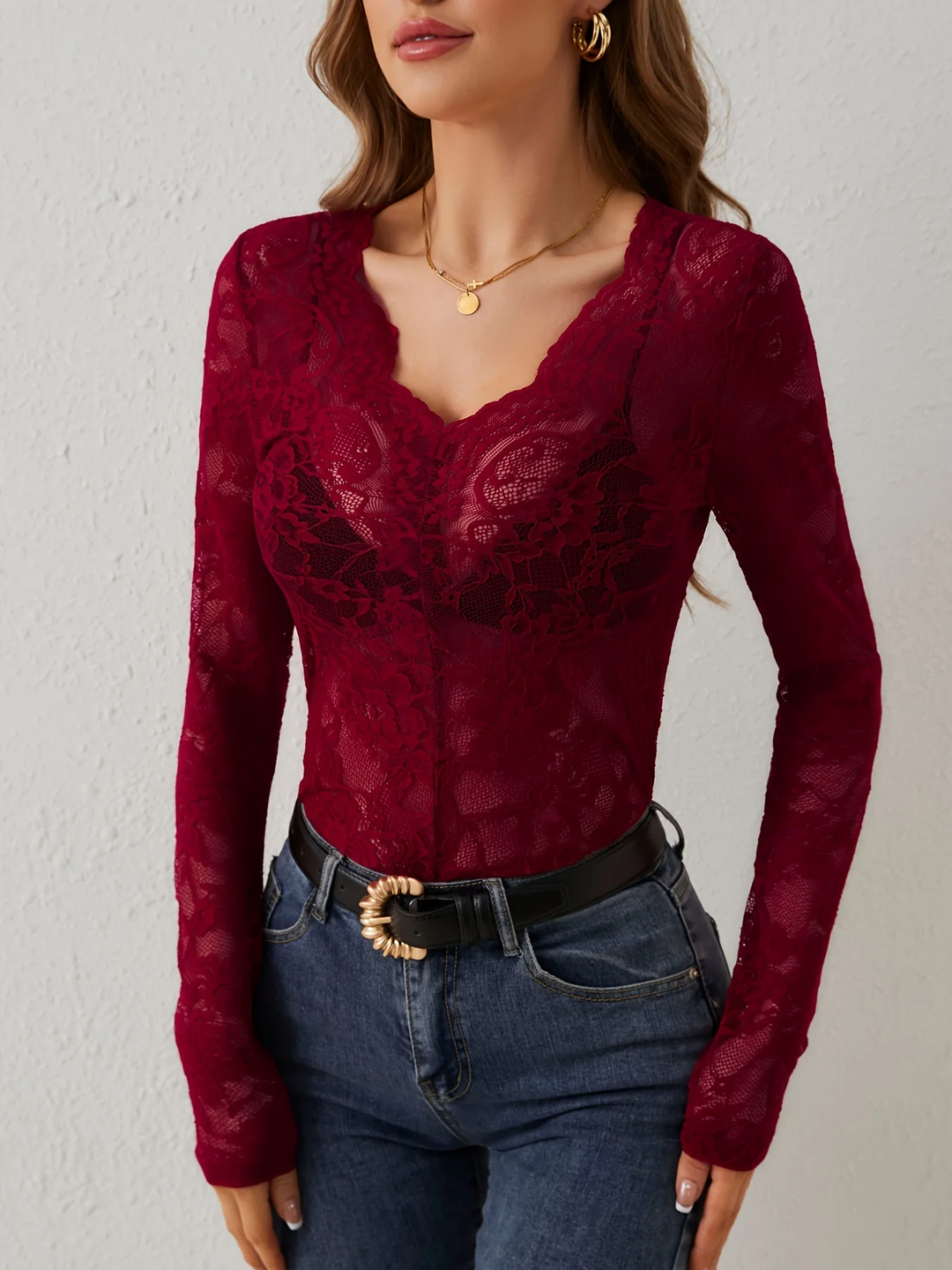 Celina Floral Lace Top