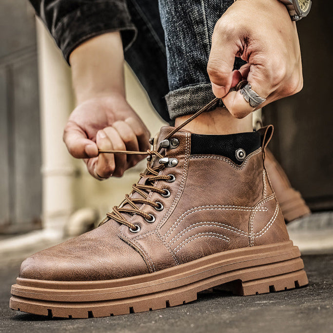 Axton Leather Boots