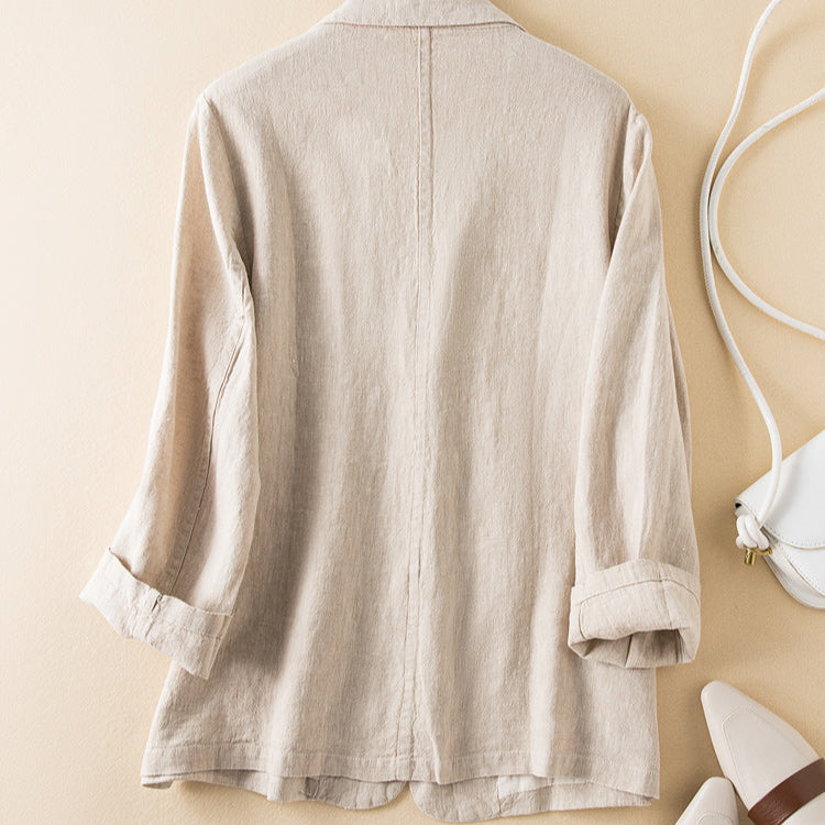 Solene Linen Blazer