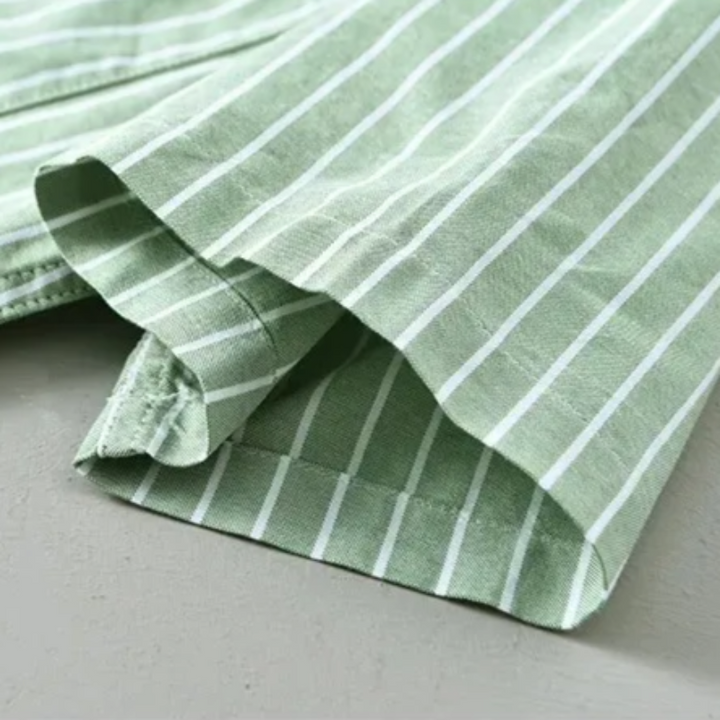 Harbor Stripe Cotton Shirt
