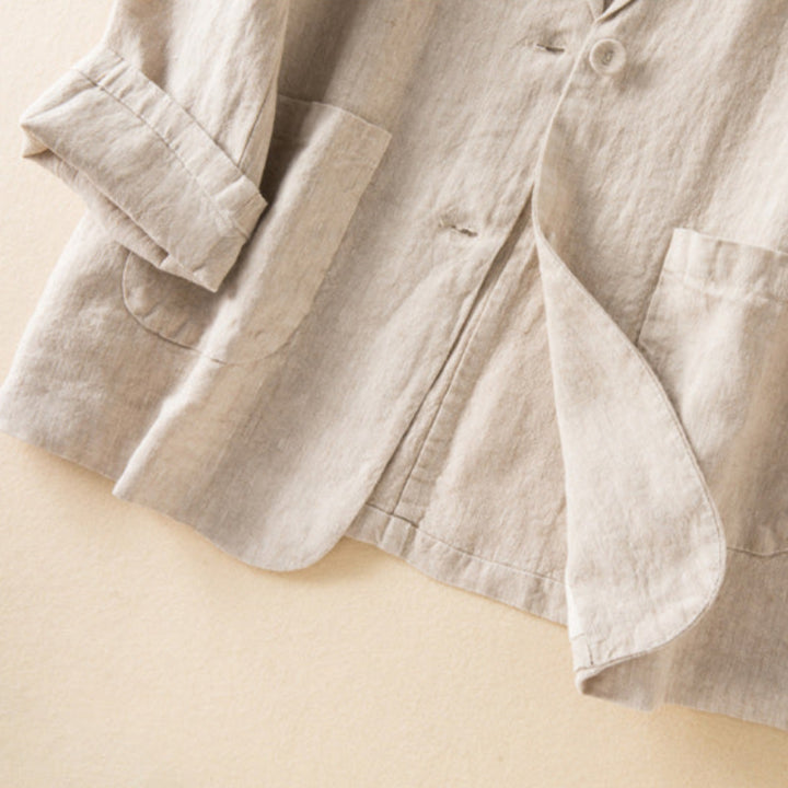 Solene Linen Blazer