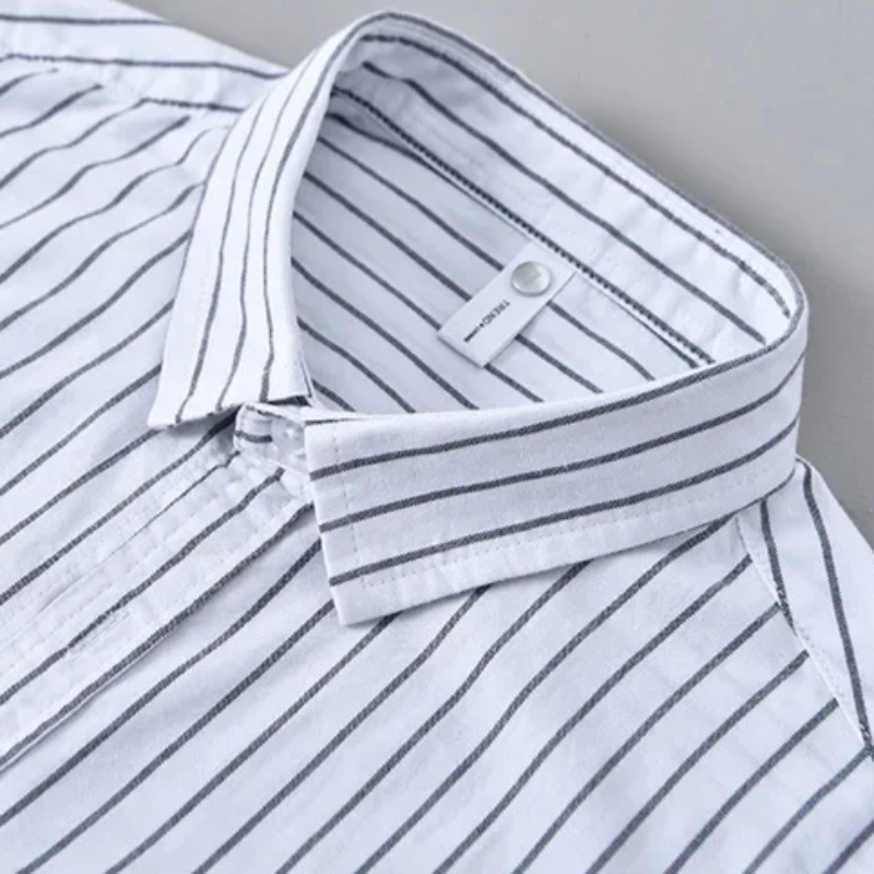 Harbor Stripe Cotton Shirt