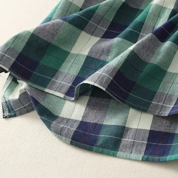 Mira Checkered Top