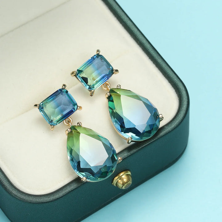 Luminous Lake Drop Earrings