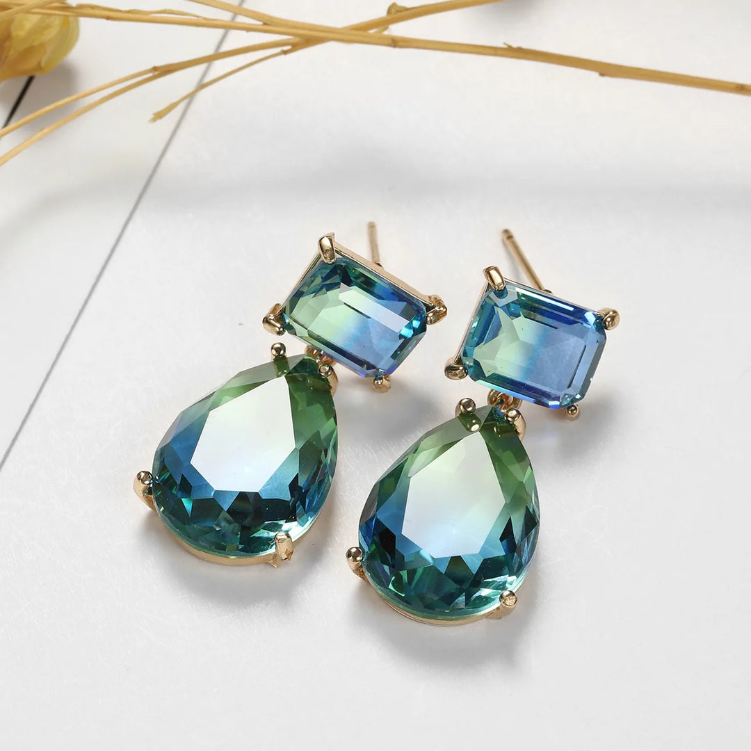 Luminous Lake Drop Earrings