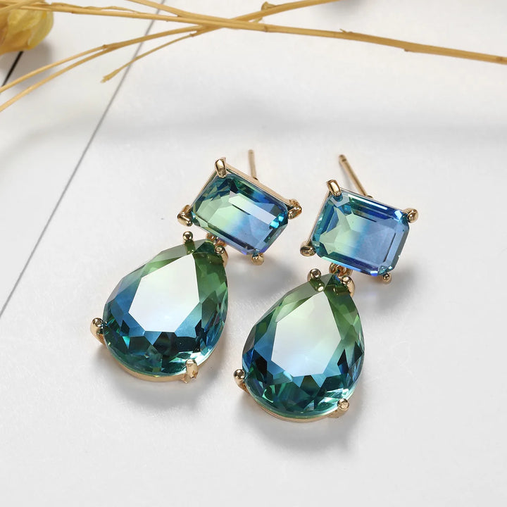 Luminous Lake Drop Earrings