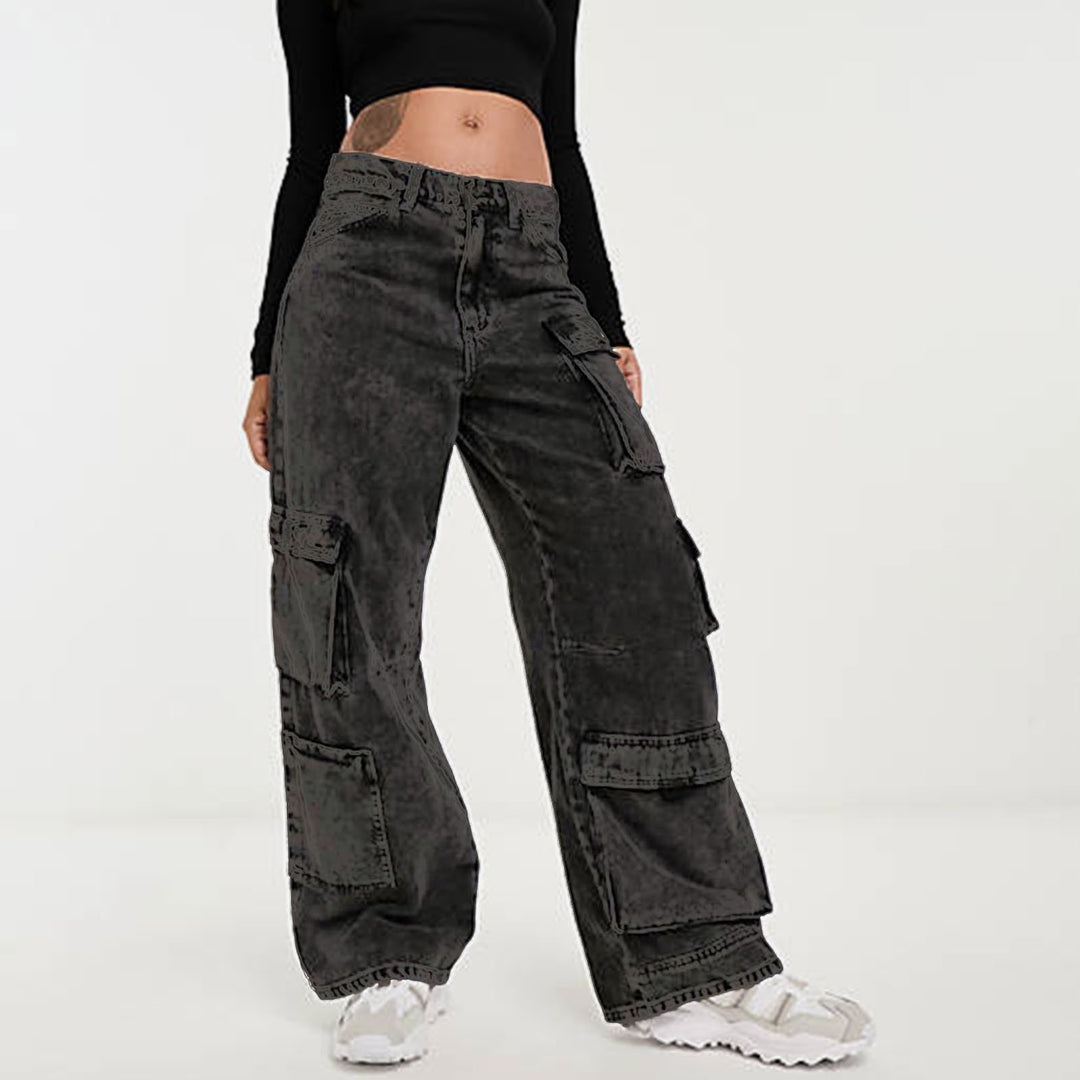 Rogue Wide-Leg Cargo Jeans