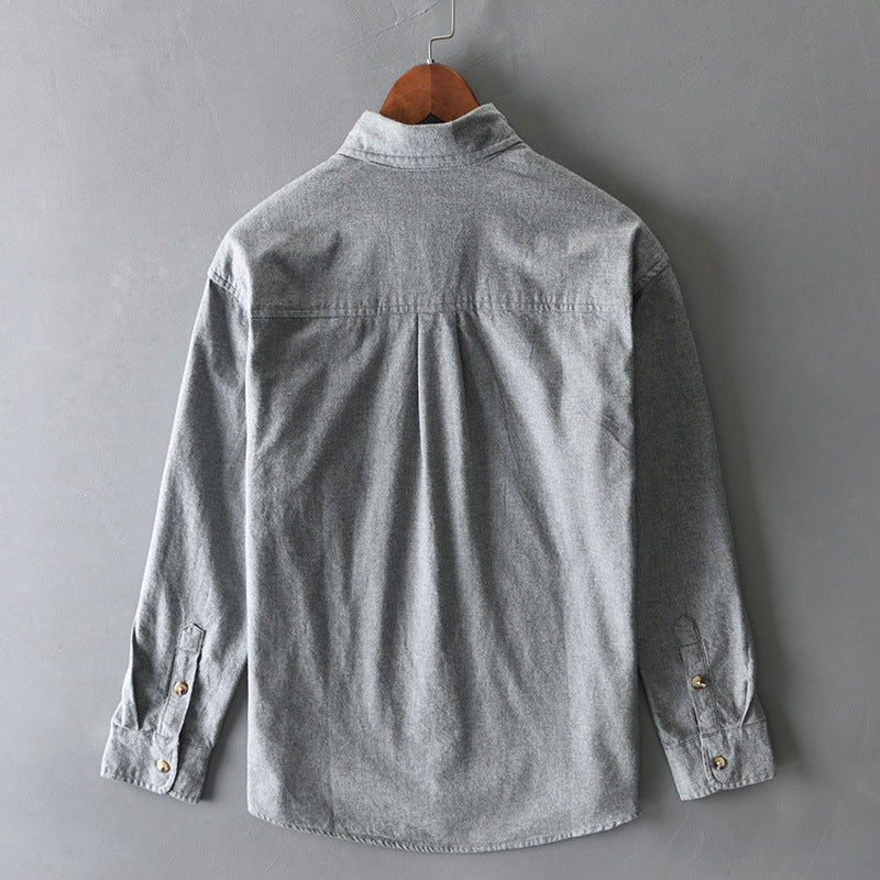 Heritage Wool Button Up