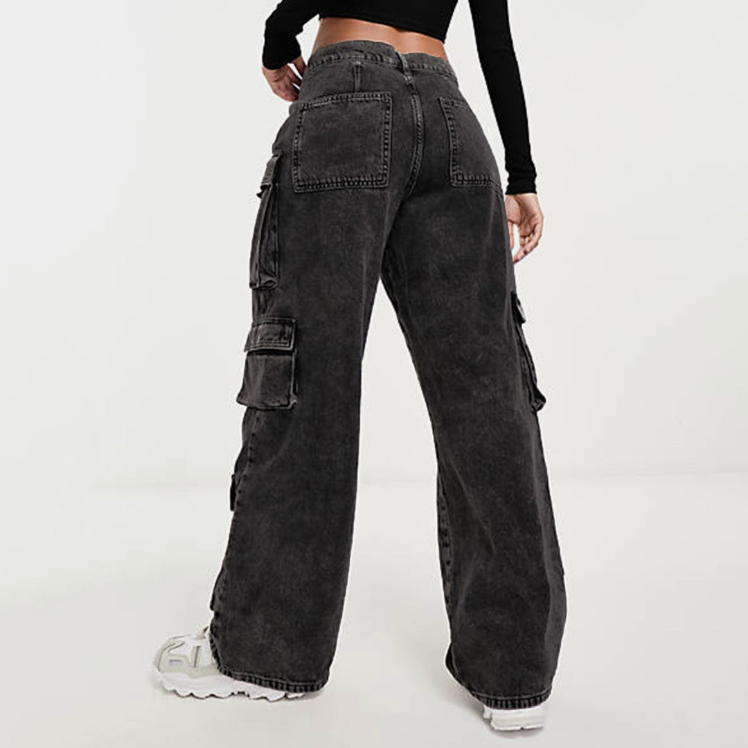 Rogue Wide-Leg Cargo Jeans