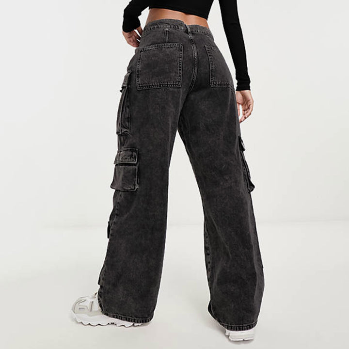 Rogue Wide-Leg Cargo Jeans