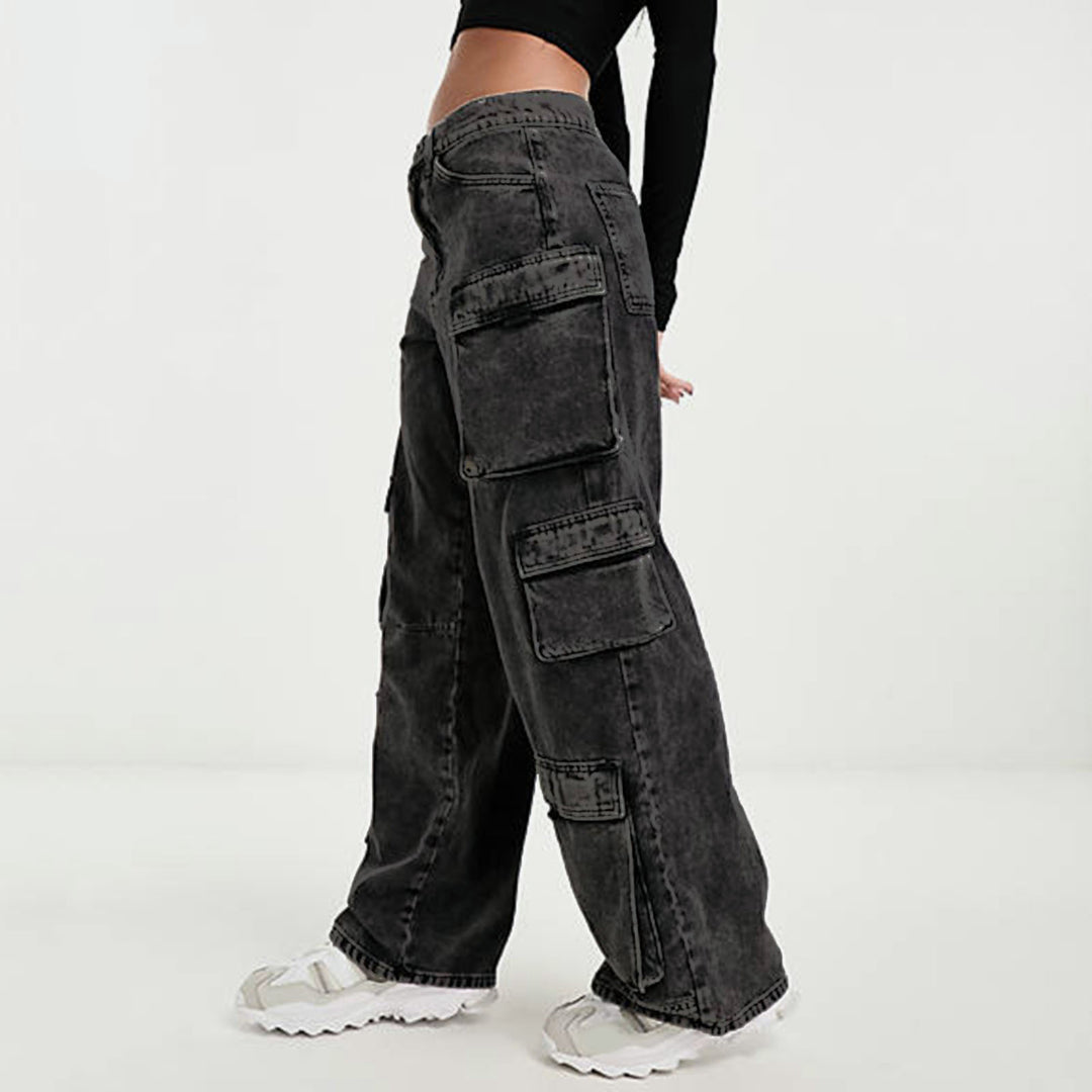 Rogue Wide-Leg Cargo Jeans
