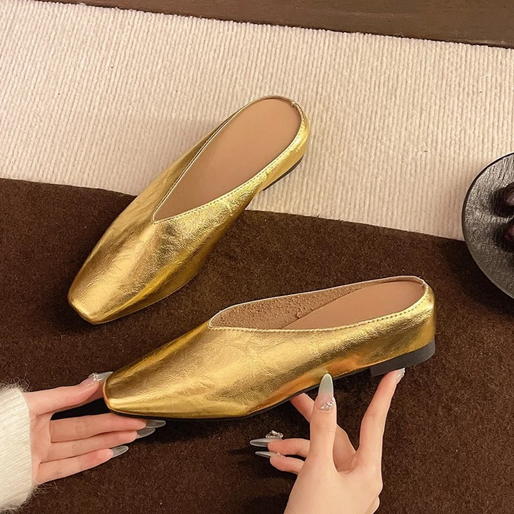 Linda Leather Mules