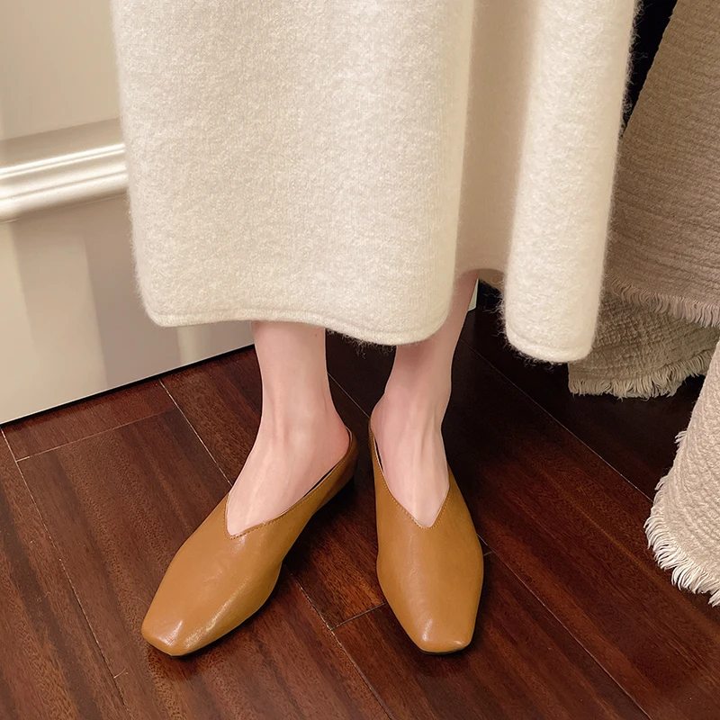 Linda Leather Mules