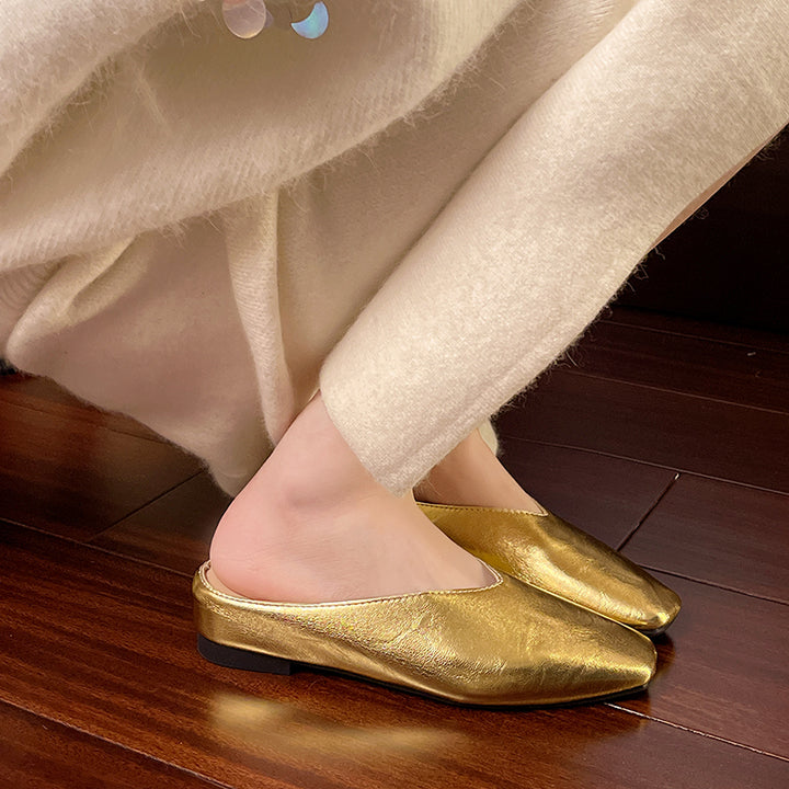 Linda Leather Mules