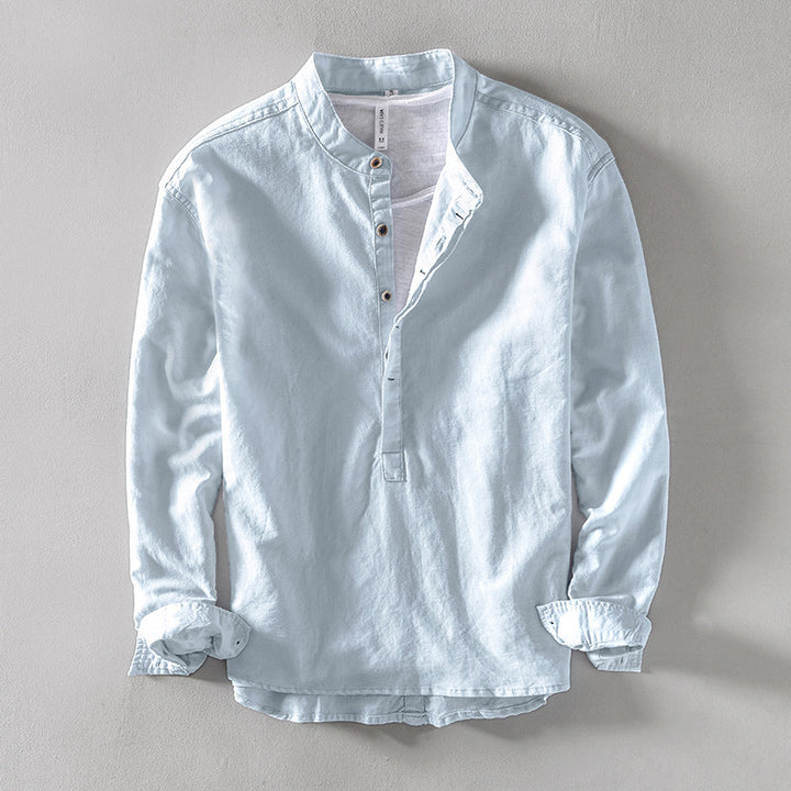 The Riviera Linen Long Sleeve