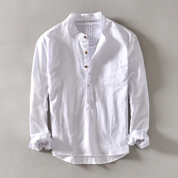 The Riviera Linen Long Sleeve