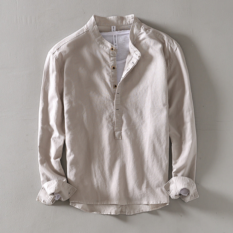 The Riviera Linen Long Sleeve