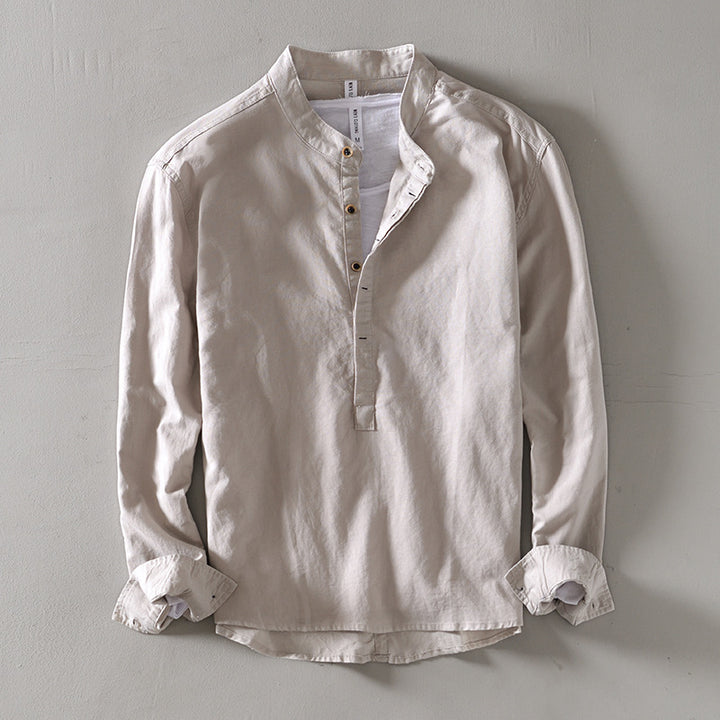 The Riviera Linen Long Sleeve
