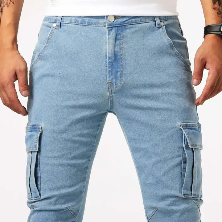 Vanguard Tapered Cargo Jeans