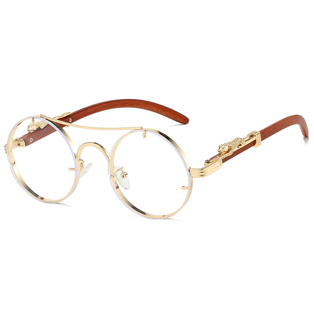 Velar Gold Round Sunglasses
