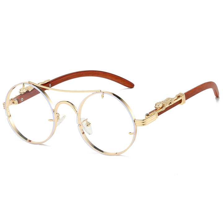 Velar Gold Round Sunglasses