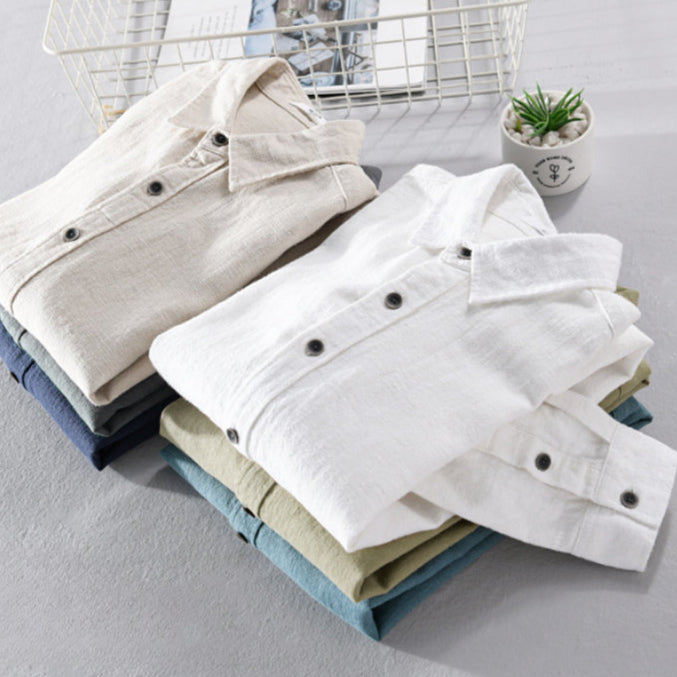 Mason Linen Long Sleeve