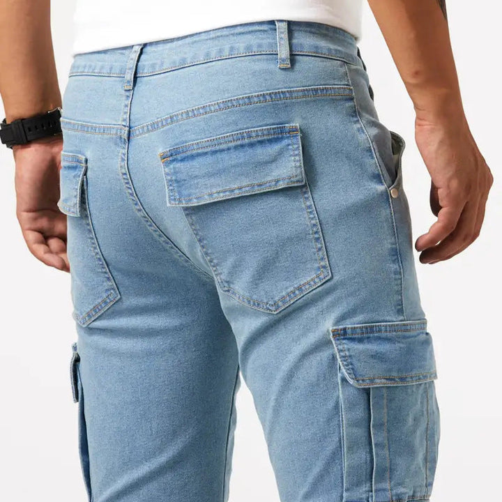 Vanguard Tapered Cargo Jeans