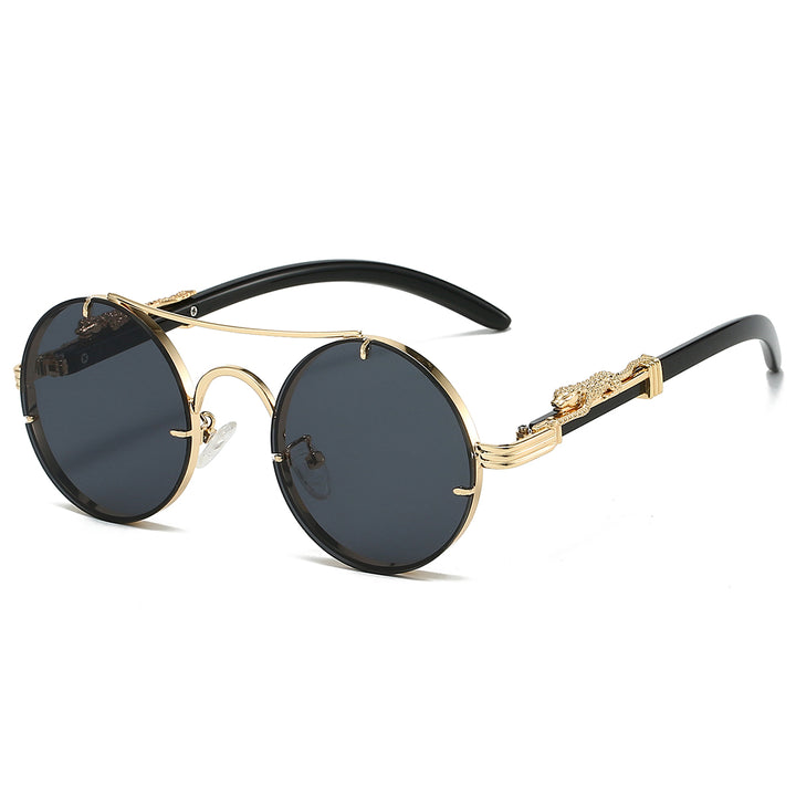 Velar Gold Round Sunglasses