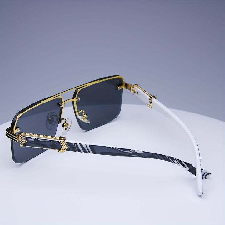 Marbella Rimless Square Sunglasses