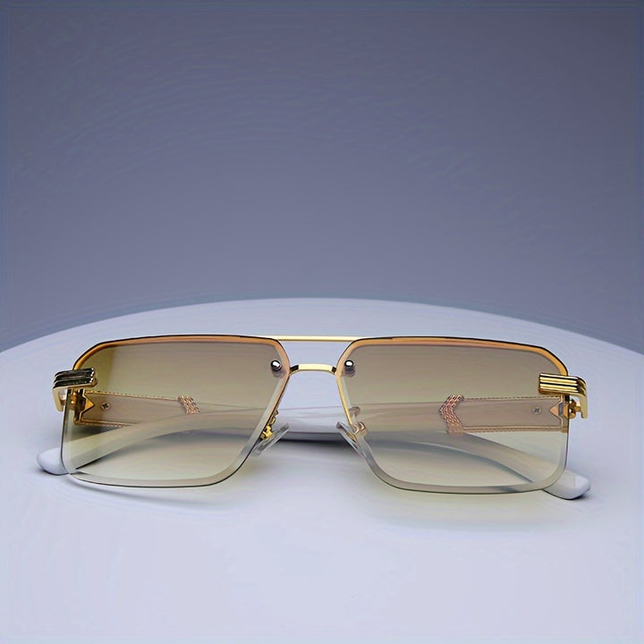 Marbella Rimless Square Sunglasses