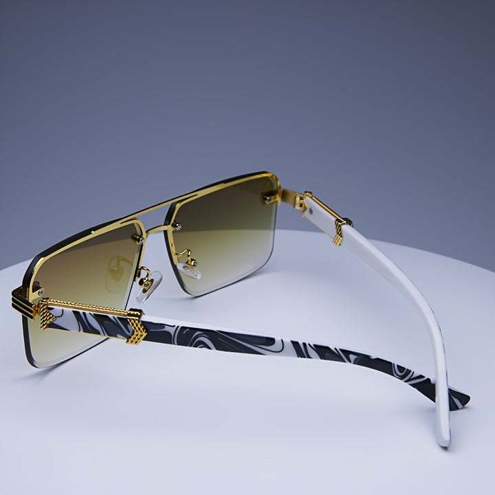 Marbella Rimless Square Sunglasses