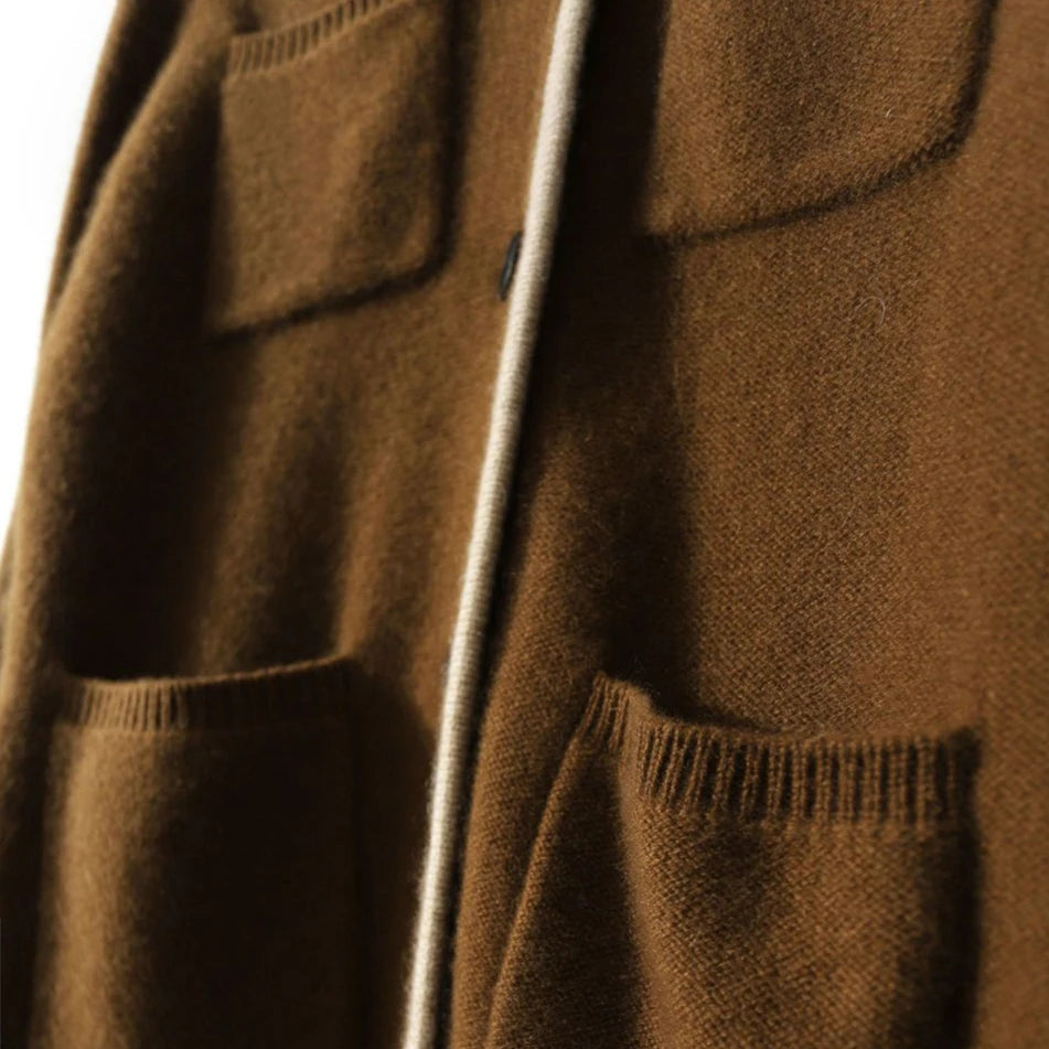 Oriana Two-Tone Knit Cardigan