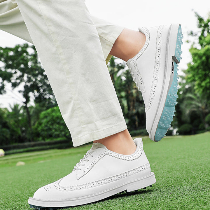 Aurelian Brogue Golf Sneakers