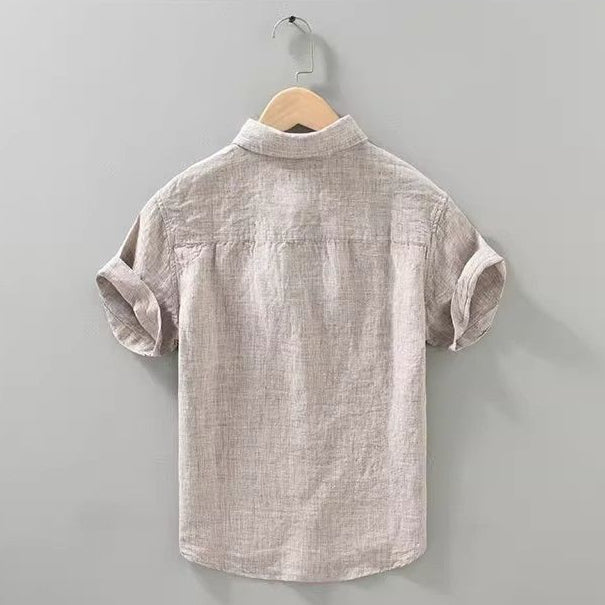 Evan Linen Short Sleeve