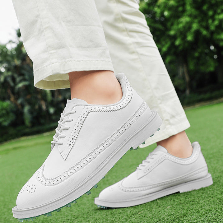 Aurelian Brogue Golf Sneakers