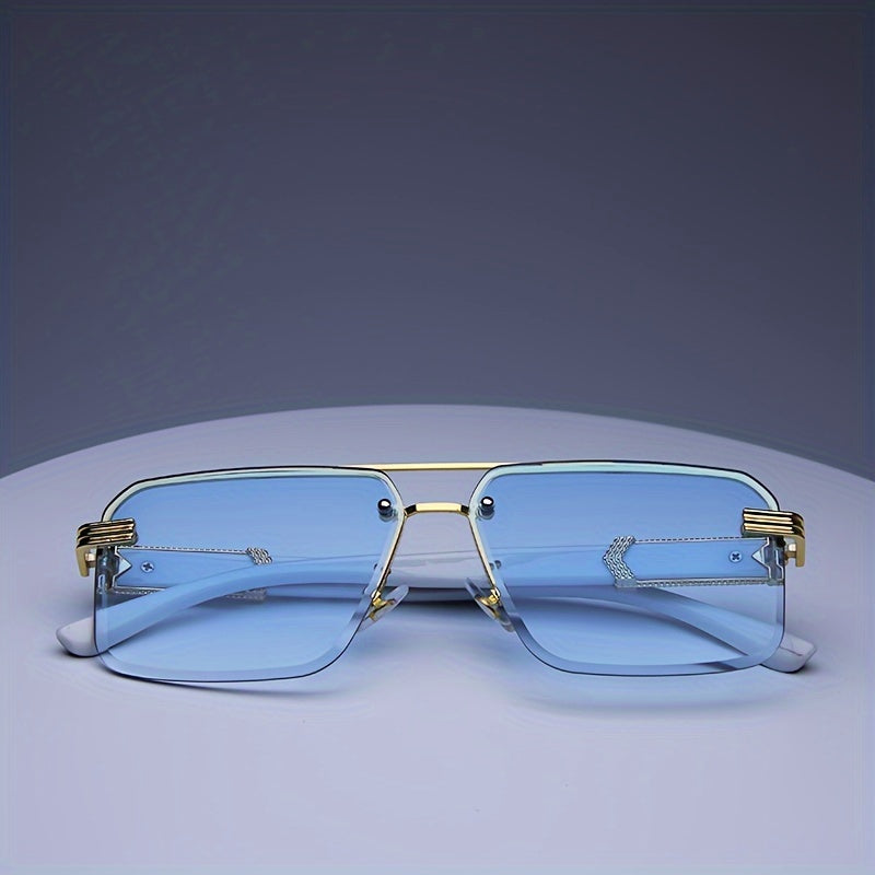 Marbella Rimless Square Sunglasses