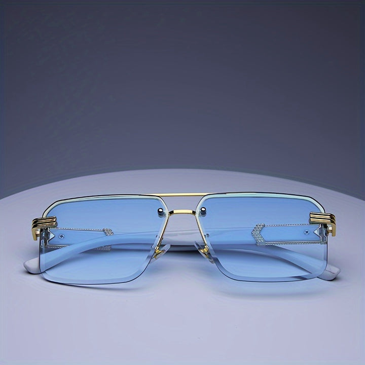 Marbella Rimless Square Sunglasses